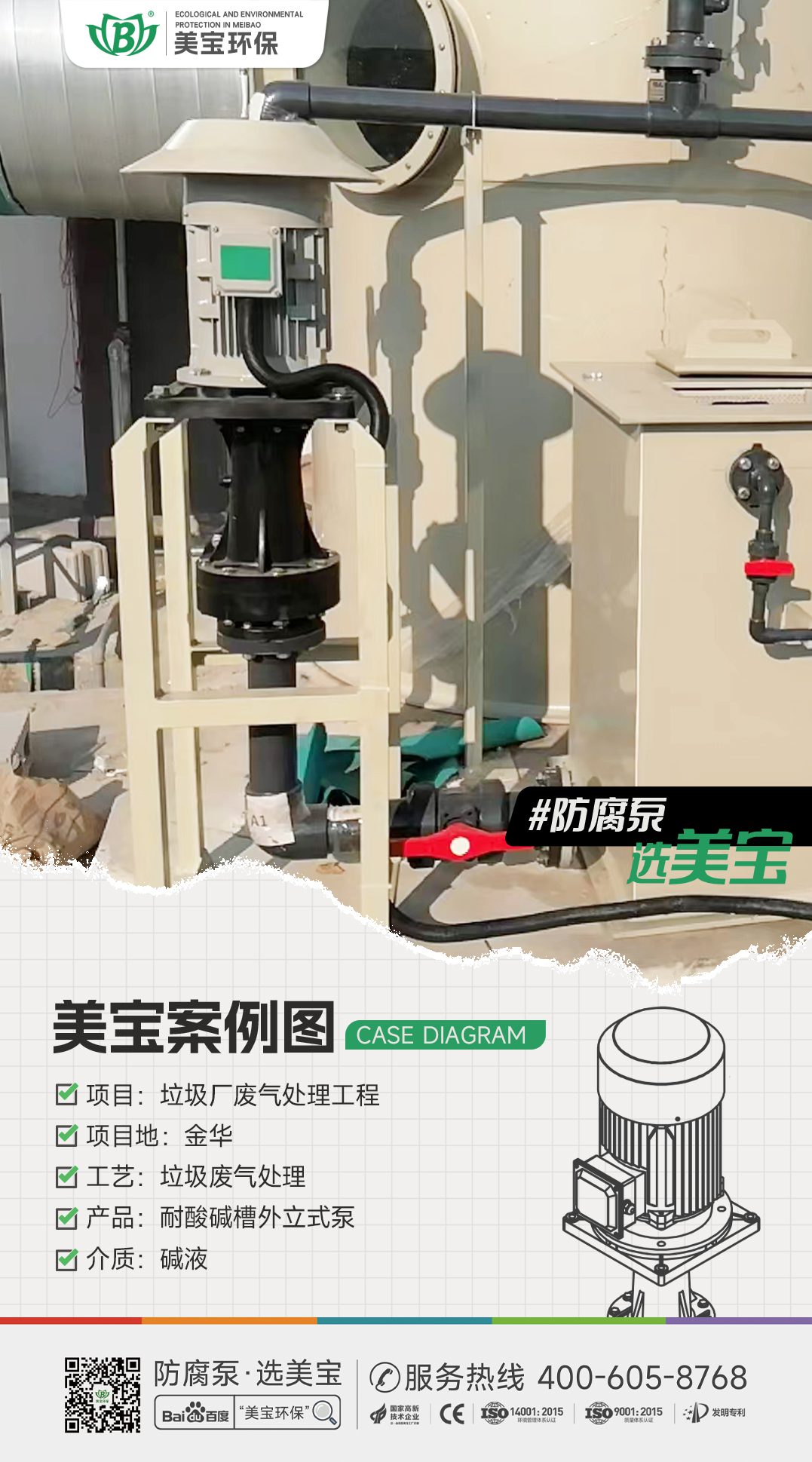 垃圾廠廢氣塔堿液噴淋用什么泵？